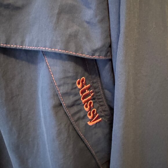 Stüssy Limited Edition 2015 Pink / Blue Contrast Stitched Windbreaker Size S - Picture 2 of 4